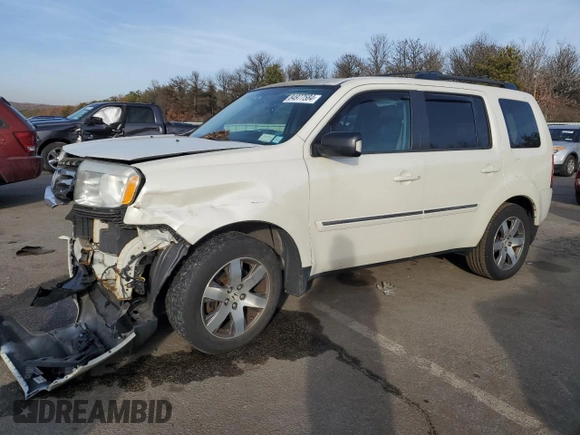 2014 Honda Pilot Touring with VIN 5FNYF4H90EB045332, listed as a Copart auction lot 84977584 with 120,248 mi miles and Salvage Title. Bid and sale history available at DreamBid. Image 1.