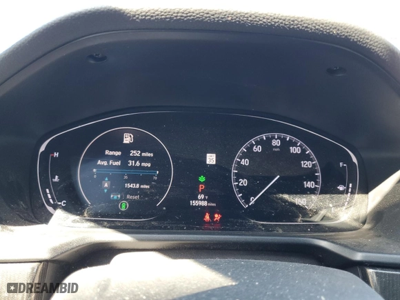 2019 Honda Accord Sedan Sport 1.5T with VIN 1HGCV1F38KA061018, listed as a Copart auction lot 78585934 with 155,988 mi miles and Salvage Title. Bid and sale history available at carsss.com. Image 9.