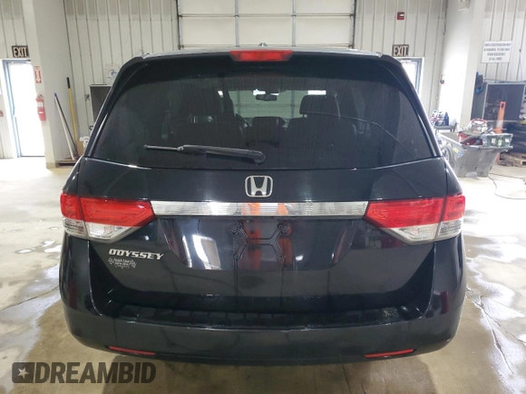 2016 Honda Odyssey EX-L with VIN 5FNRL5H63GB153195, listed as a Copart auction lot 53868175 with 142,597 mi miles and Salvage Title. Bid and sale history available at carsss.com. Image 6.