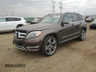 2015 Mercedes-Benz GLK with VIN WDCGG8JB0FG376166, listed as a Copart auction lot 49528355 with 17,169 mi miles and Salvage Title. Bid and sale history available at carsss.com. Image 1.