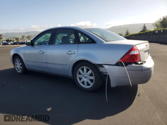 2005 Ford Five Hundred Limited z VIN 1FAHP28185G111858, wystawiony jako Copart lot #51687615 z przebiegiem 83 788 mil mil oraz Szkoda całkowita • Salvage title. Historia ofert i sprzedaży dostępna na DreamBid. Obrazek 2.