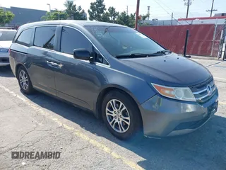 2011 Honda Odyssey EX-L with VIN 5FNRL5H64BB070836, listed as a IAAI auction lot 42520878 with 162,316 mi miles and . Bid and sale history available at DreamBid. Image 1.