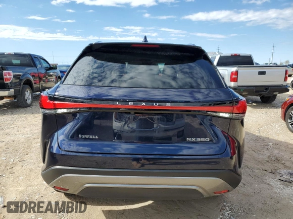 2024 Lexus RX 350 z VIN JTJCHMAA8R2011685, wystawiony jako Copart lot #81186074 z przebiegiem 41 908 mil mil oraz Szkoda całkowita • Salvage title. Historia ofert i sprzedaży dostępna na DreamBid. Obrazek 6.