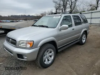 2003 Nissan Pathfinder LE z VIN JN8DR09YX3W802884, wystawiony jako Copart lot #79904084 z przebiegiem 81 835 mil mil oraz Czysty tytuł • Clean title. Historia ofert i sprzedaży dostępna na DreamBid. Obrazek 1.