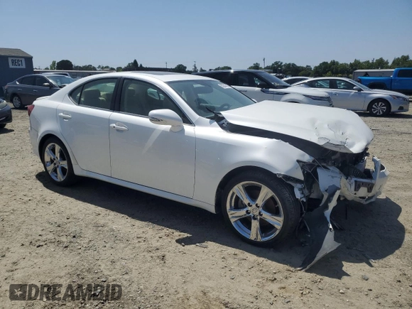 2011 Lexus IS 250 with VIN JTHBF5C2XB5132253, listed as a Copart auction lot 55254745 with 106,715 mi miles and Clean Title. Bid and sale history available at DreamBid. Image 4.