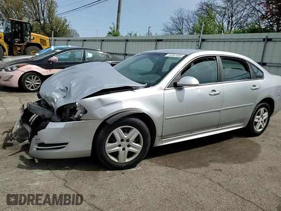 2010 Chevrolet Impala LS with VIN 2G1WA5EK2A1230071, listed as a Copart auction lot 53567055 with 151,910 mi miles and Salvage Title. Bid and sale history available at DreamBid. Image 11.