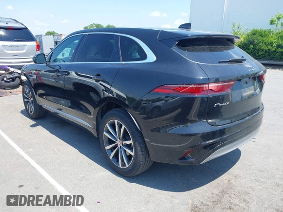 2022 Jaguar F-Pace S with VIN SADCJ2EXXNA689739, listed as a IAAI auction lot 42161093 with 48,510 mi miles and . Bid and sale history available at DreamBid. Image 3.