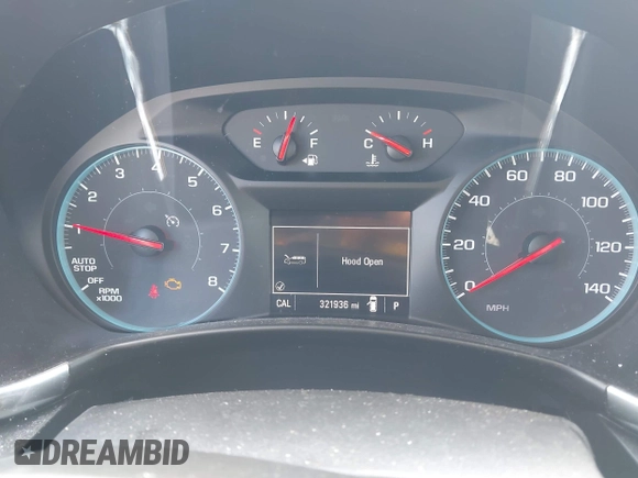 2018 Chevrolet Equinox LT with VIN 2GNAXSEV7J6278734, listed as a IAAI auction lot 42188943 with 321,936 mi miles. Bid and sale history available at carsss.com. Image 7.