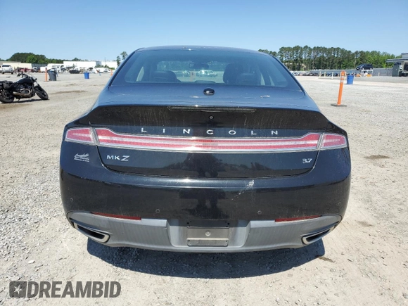 2015 Lincoln MKZ with VIN 3LN6L2GK6FR626175, listed as a Copart auction lot 55827635 with 103,753 mi miles and Clean Title. Bid and sale history available at DreamBid. Image 6.