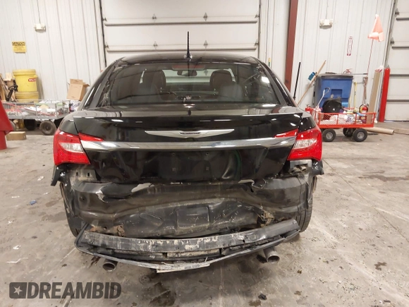 2014 Chrysler 200 LX with VIN 1C3CCBAG1EN158745, listed as a IAAI auction lot 40994879 with 180,000 mi miles. Bid and sale history available at carsss.com. Image 17.