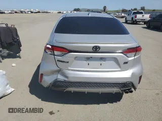 2020 Toyota Corolla SE with VIN JTDS4RCE0LJ044040, listed as a Copart auction lot 52443505 with 108,850 mi miles and Salvage Title. Bid and sale history available at carsss.com. Image 6.