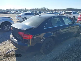 2013 Audi A4 Premium with VIN WAUAFAFL8DA147870, listed as a IAAI auction lot 41690927 with 115,030 mi miles. Bid and sale history available at carsss.com. Image 4.