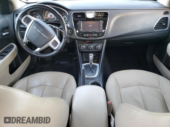 2012 Chrysler 200 Limited with VIN 1C3CCBCG9CN197660, listed as a Copart auction lot 87451804 with 127,210 mi miles and Salvage Title. Bid and sale history available at carsss.com. Image 8.