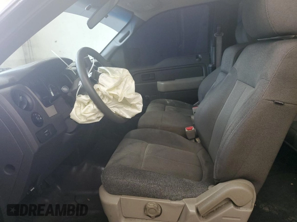 2010 Ford F-150 XL with VIN 1FTEX1CW0AFB44606, listed as a Copart auction lot 56570045 with 166,448 mi miles and Salvage title. Bid and sale history available at DreamBid. Image 7.