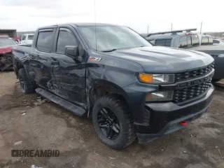 2020 Chevrolet Silverado 1500 Custom Trail Boss with VIN 1GCPYCEF0LZ140149, listed as a IAAI auction lot 41444855 with 102,878 mi miles and . Bid and sale history available at DreamBid. Image 1.