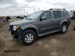 2005 Nissan Pathfinder SE z VIN 5N1AR18W45C773094, wystawiony jako Copart lot #52740655 z przebiegiem 164 456 mil mil oraz Szkoda całkowita • Salvage title. Historia ofert i sprzedaży dostępna na DreamBid. Obrazek 1.
