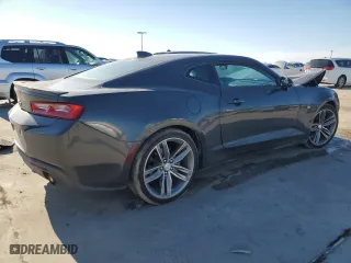 2018 Chevrolet Camaro 2LT with VIN 1G1FD1RS0J0185914, listed as a Copart auction lot 45894945 with 46,000 mi miles and Salvage Title. Bid and sale history available at carsss.com. Image 3.