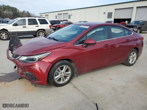 2017 Chevrolet Cruze LT with VIN 1G1BE5SM8H7132152, listed as a Copart auction lot 42724675 with 104,012 mi miles and Salvage Title. Bid and sale history available at carsss.com. Image 1.