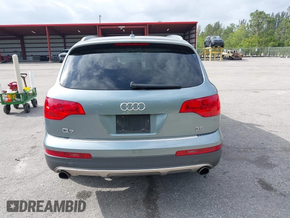 2007 Audi Q7 Premium with VIN WA1BY74LX7D068219, listed as a IAAI auction lot 41829548 with 125,071 mi miles and . Bid and sale history available at DreamBid. Image 16.