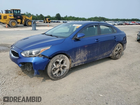 2019 Kia Forte LXS with VIN 3KPF24AD1KE006333, listed as a Copart auction lot 59503955 with 163,882 mi miles and Salvage title. Bid and sale history available at DreamBid. Image 1.