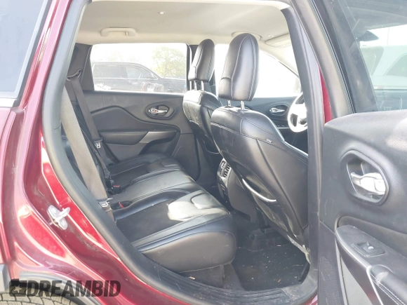 2019 Jeep Cherokee Altitude with VIN 1C4PJLLXXKD120325, listed as a IAAI auction lot 41838643 with 124,315 mi miles and . Bid and sale history available at DreamBid. Image 8.