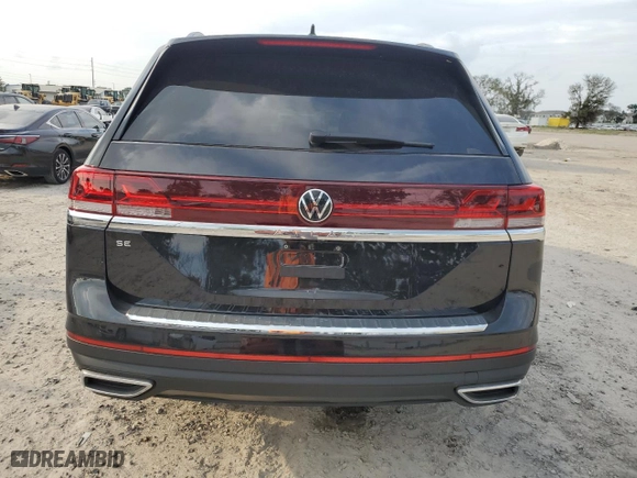 2024 Volkswagen Atlas 2.0T SE with VIN 1V2DR2CA1RC594616, listed as a Copart auction lot 66547974 with 2,116 mi miles and Non Repairable. Bid and sale history available at carsss.com. Image 6.