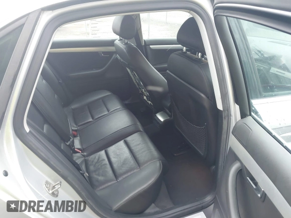 2008 Audi A4 2.0T with VIN WAUDF78E68A110062, listed as a IAAI auction lot 41727732 with 122,633 mi miles and . Bid and sale history available at DreamBid. Image 8.