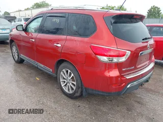 2014 Nissan Pathfinder S with VIN 5N1AR2MM7EC619604, listed as a IAAI auction lot 42694493 with 75,388 mi miles and . Bid and sale history available at DreamBid. Image 3.