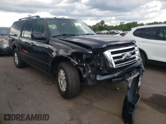 2014 Ford Expedition Max Limited with VIN 1FMJK2A5XEEF00113, listed as a Copart auction lot 63758265 with 134,372 mi miles and Salvage title. Bid and sale history available at DreamBid. Image 4.