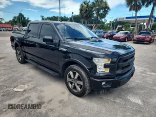 2017 Ford F-150 XL with VIN 1FTEW1CF3HFB43222, listed as a Copart auction lot 63914005 with 87,775 mi miles and Salvage title. Bid and sale history available at DreamBid. Image 1.