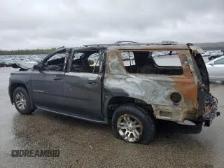 2018 Chevrolet Suburban LT z VIN 1GNSKHKC9JR262273, wystawiony jako Copart lot #51970175 z przebiegiem Nie podano mil oraz Szkoda całkowita • Salvage title. Historia ofert i sprzedaży dostępna na DreamBid. Obrazek 2.