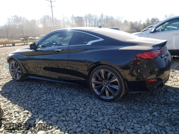 2022 Infiniti Q60 Red Sport 400 with VIN JN1FV7LL3NM680313, listed as a Copart auction lot 40974084 with 17,527 mi miles and . Bid and sale history available at DreamBid. Image 2.