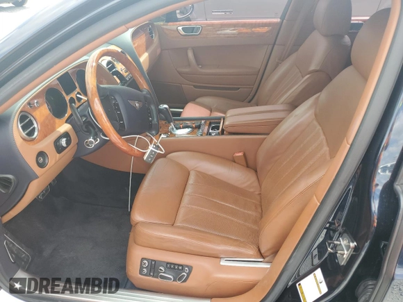 2006 Bentley Flying Spur with VIN SCBBR53W168039849, listed as a Copart auction lot 53824435 with 62,969 mi miles and Salvage Title. Bid and sale history available at DreamBid. Image 7.