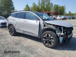 2023 Kia Sportage X-Line with VIN 5XYK6CAF3PG127972, listed as a Copart auction lot 53694355 with 13,222 mi miles and Salvage Title. Bid and sale history available at carsss.com. Image 4.