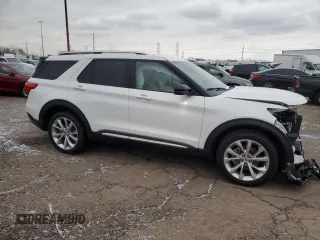 2023 Ford Explorer Platinum with VIN 1FM5K8HC4PGB82389, listed as a Copart auction lot 87203834 with 3,831 mi miles and Salvage title. Bid and sale history available at DreamBid. Image 4.