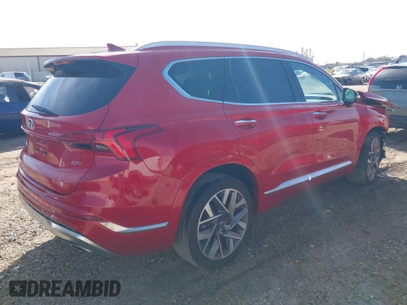 2022 Hyundai Santa Fe Calligraphy with VIN 5NMS54AL7NH419240, listed as a IAAI auction lot 41115173 with 46,436 mi miles. Bid and sale history available at carsss.com. Image 4.