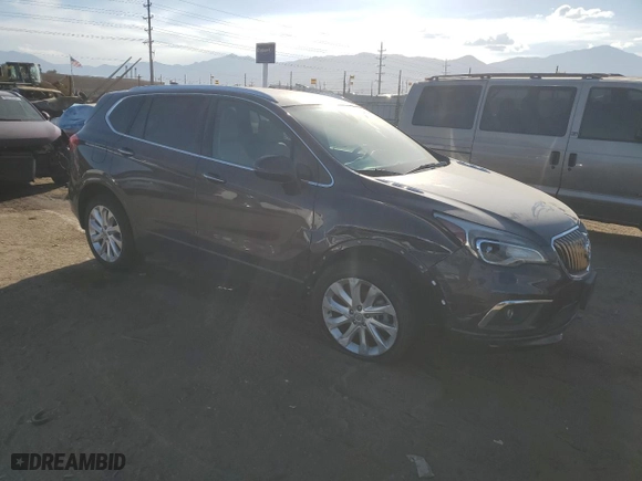 2017 Buick Envision Premium I with VIN LRBFXESX9HD102073, listed as a Copart auction lot 76491084 with 91,107 mi miles and Salvage Title. Bid and sale history available at carsss.com. Image 4.