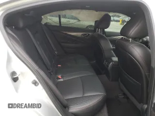 2020 Infiniti Q50 Red Sport 400 with VIN JN1FV7AR6LM660612, listed as a Copart auction lot 86182594 with 82,737 mi miles and Salvage Title. Bid and sale history available at carsss.com. Image 11.