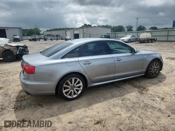 2012 Audi A6 Prestige with VIN WAUJGAFC2CN070787, listed as a Copart auction lot 60617945 with 193,589 mi miles and Salvage title. Bid and sale history available at DreamBid. Image 3.