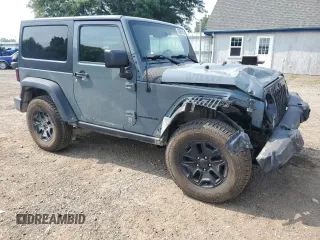 2015 Jeep Wrangler Willys Wheeler z VIN 1C4AJWAG2FL647913, wystawiony jako Copart lot #63986705 z przebiegiem 111 426 mil mil oraz Czysty tytuł • Clean title. Historia ofert i sprzedaży dostępna na DreamBid. Obrazek 4.