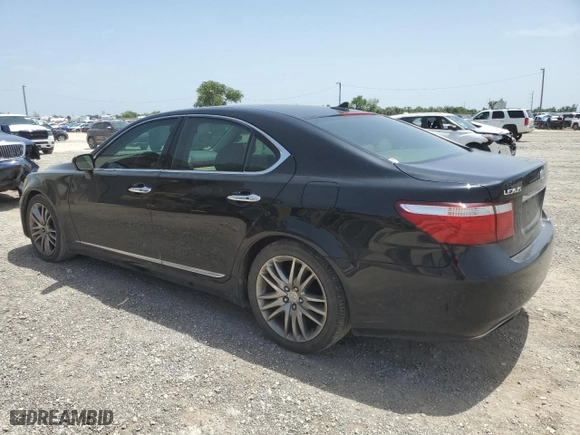 2009 Lexus LS 460 with VIN JTHBL46F195087750, listed as a Copart auction lot 65636324 with 139,739 mi miles and Clean Title. Bid and sale history available at carsss.com. Image 2.