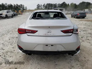 2020 Infiniti Q60 Luxe with VIN JN1EV7EKXLM340167, listed as a Copart auction lot 46643473 with 28,966 mi miles and . Bid and sale history available at carsss.com. Image 6.