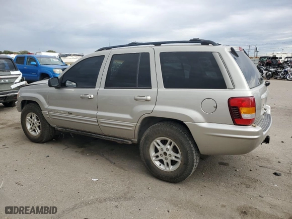 2003 Jeep Grand Cherokee Limited with VIN 1J8GW58N43C546645, listed as a Copart auction lot 77046984 with 186,039 mi miles and Clean Title. Bid and sale history available at carsss.com. Image 2.