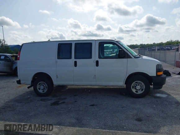 2019 Chevrolet Express Cargo with VIN 1GCWGAFP9K1275590, listed as a IAAI auction lot 42456223 with 138,887 mi miles and . Bid and sale history available at DreamBid. Image 13.