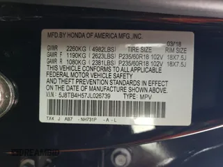 2018 Acura RDX w/Technology Pkg with VIN 5J8TB4H57JL026739, listed as a Copart auction lot 48630685 with 107,520 mi miles and Salvage Title. Bid and sale history available at carsss.com. Image 15.