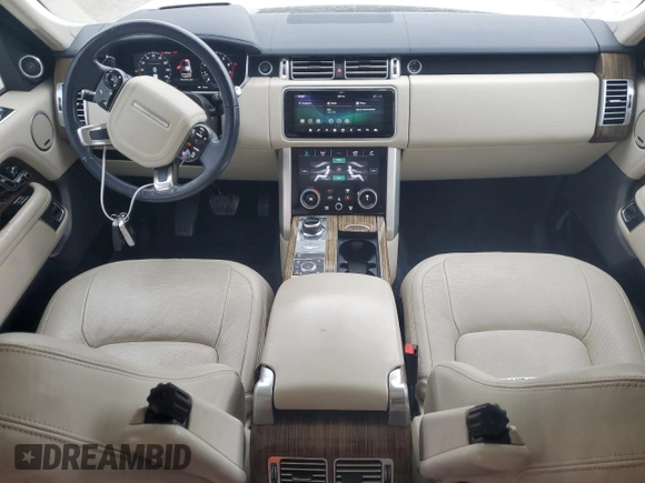 2018 Land Rover Range Rover with VIN SALGS2REXJA500285, listed as a Copart auction lot 46213465 with 44,603 mi miles and Salvage title. Bid and sale history available at DreamBid. Image 8.