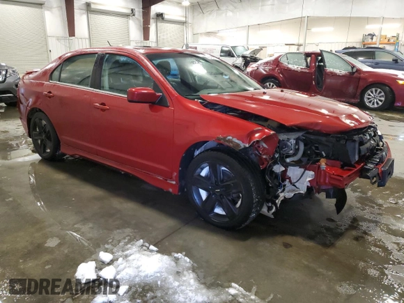 2010 Ford Fusion SPORT with VIN 3FAHP0DC0AR100299, listed as a Copart auction lot 44849465 with 194,060 mi miles and Salvage Title. Bid and sale history available at carsss.com. Image 4.