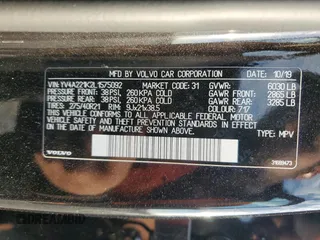 2020 Volvo XC90 Momentum with VIN YV4A221K2L1575092, listed as a Copart auction lot 76406664 with 44,099 mi miles and Salvage Title. Bid and sale history available at DreamBid. Image 14.