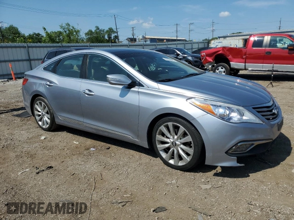 2015 Hyundai Azera Limited with VIN KMHFH4JG5FA441420, listed as a Copart auction lot 62355625 with 134,975 mi miles and Salvage title. Bid and sale history available at DreamBid. Image 4.