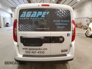 2017 Ram ProMaster City Cargo Van Tradesman SLT with VIN ZFBERFBB3H6E19617, listed as a Copart auction lot 42300125 with 75,366 mi miles and Clean Title. Bid and sale history available at carsss.com. Image 6.